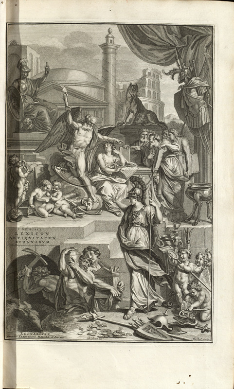Frontispiece engraving, t.1, Samuel Pitiscus Lexicon 1713