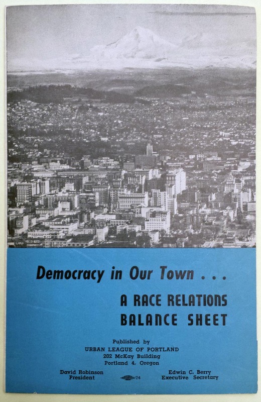 Urban League of Portland Brochure c.1955