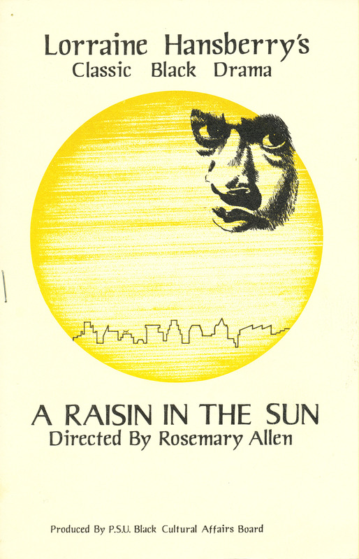"A Raisin in the Sun" program