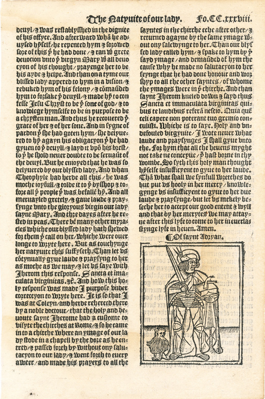 The Golden Legend, folio 238 recto