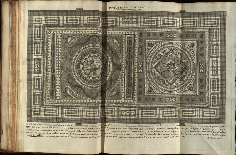 Pavimentum tessellatum, foldout, Samuel Pitiscus Lexicon 1713