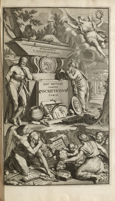 Engraving, t.2 pt.1, Jan Gruterus Inscriptiones 1707