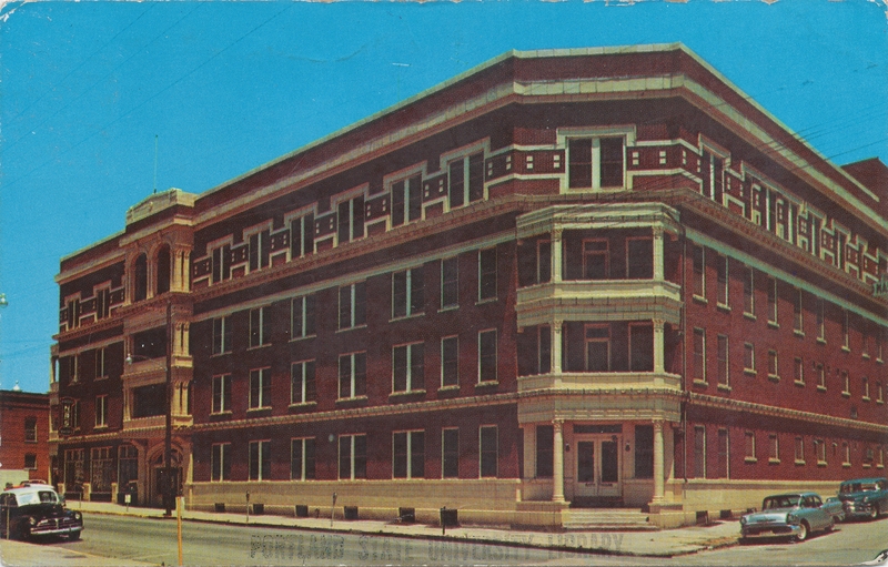 Postcard of the National Baptist Hotel and Bath House