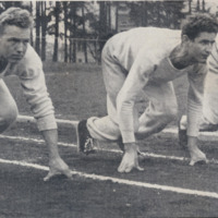 Viking runners on their mark, 1948