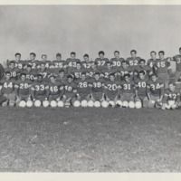Vanport College football group photo, 1947-48