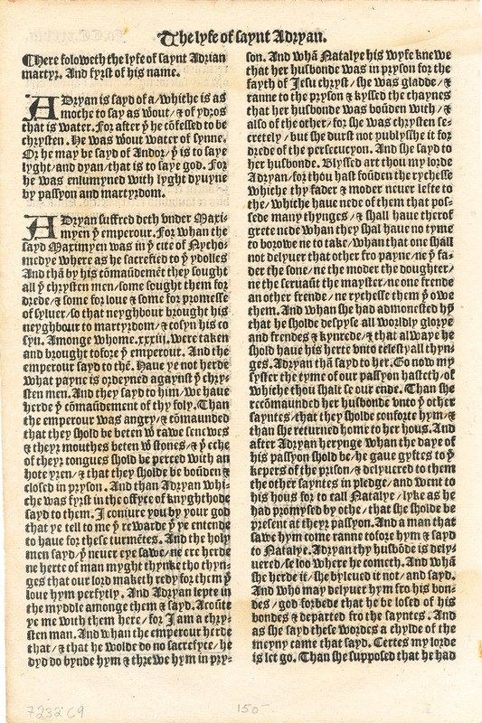 The Golden Legend, folio 238 verso