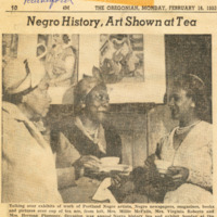 Negro History Tea Article in Oregonian 1953.jpg
